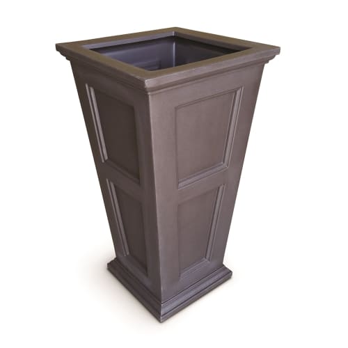 Mayne® Fairfield Tall Planter, 40" x 22" x 22", Espresso